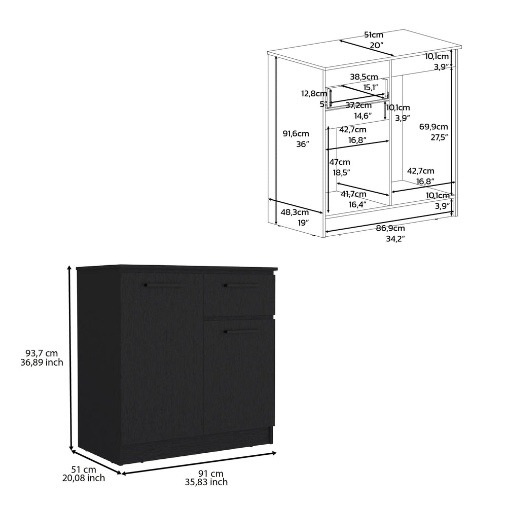 36-Inch Orleans Dresser – Display-Ready Top Surface