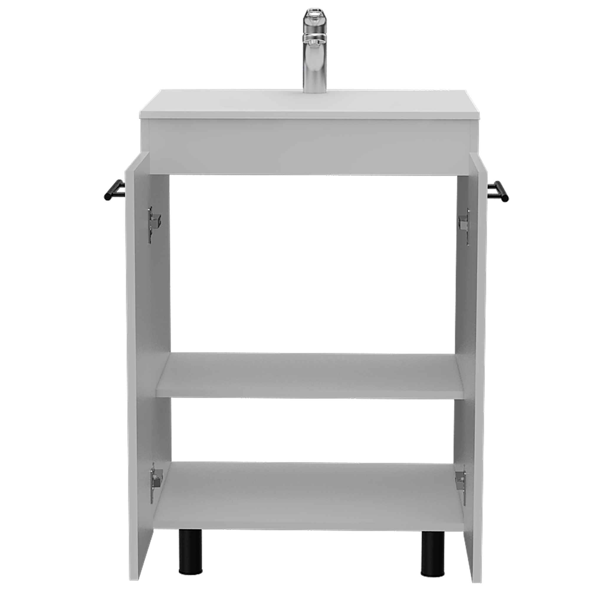 Depot White Vanity Cabinet 