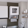 Ithaca Kitchen Wall Cabinet with Towel and Spice Rack