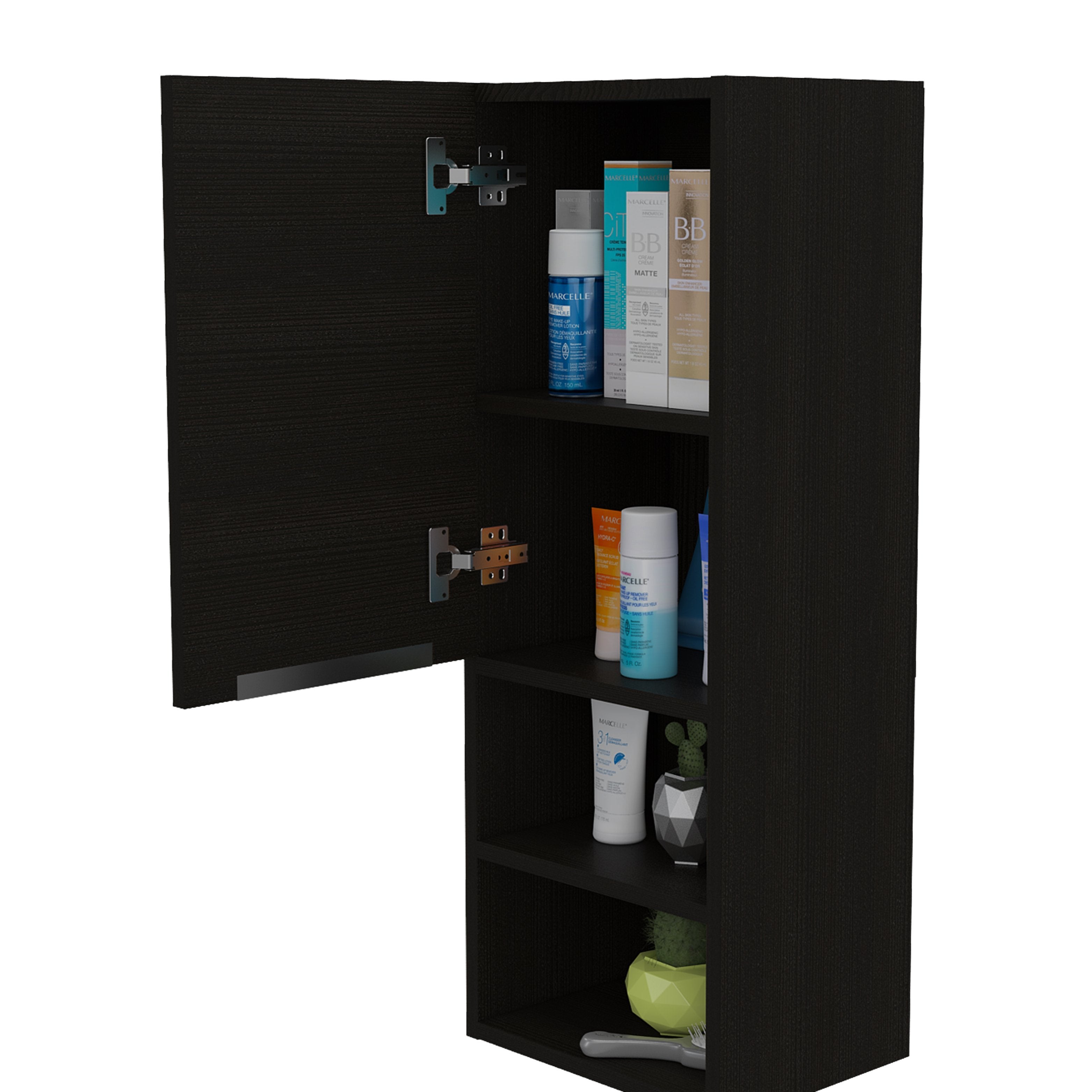 Depot Black Wengue Medicine Cabinet 