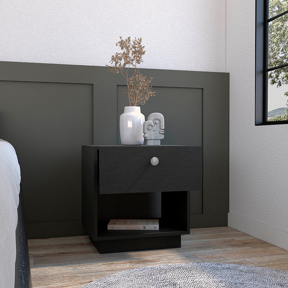18-Inch Macon Nightstand – Wide Open Shelf