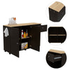 Depot Black Wengue Syros Kitchen Island 