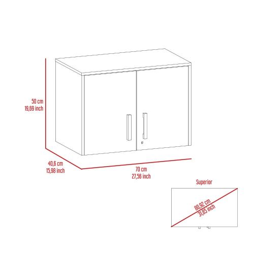 28-Inch Danbury Wall Cabinet – Wall-Mounted Design