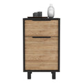 Accra Nightstand, One Drawer, One Cabinet, Four Legs