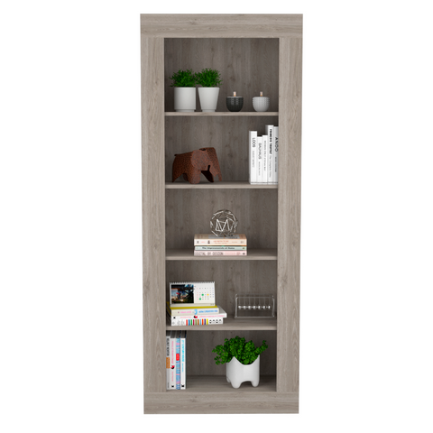 Poros Bookcase, Five Shelves, Vertical Design