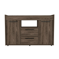 Hart Sideboard Double Door Cabinet, One Open Shelf
