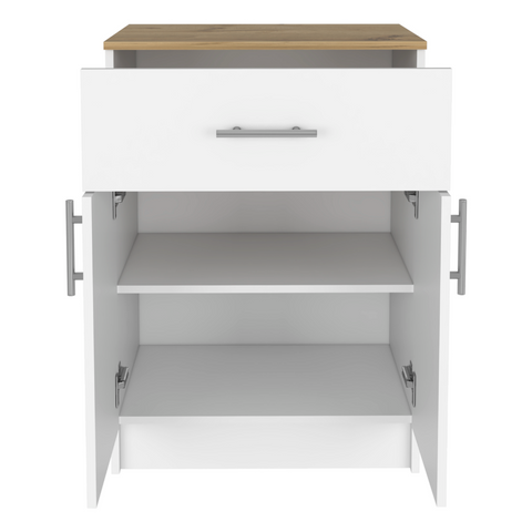 Barbados Pantry Cabinet, Two Interior Shelves