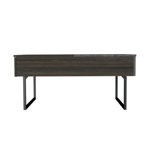 Toronto Lift Top Coffee Table, One Drawer, Two Legs