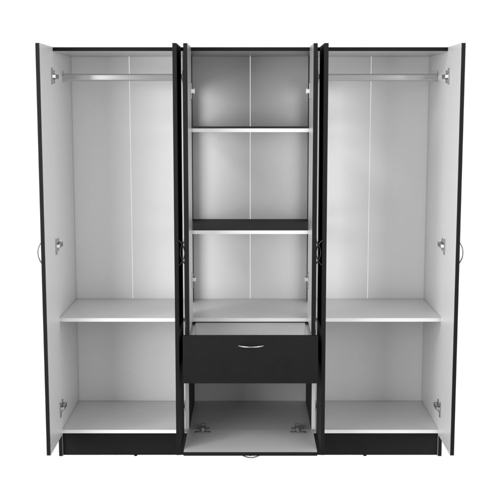 64-Inch Kibo Armoire with 1-Drawer – Sturdy Build