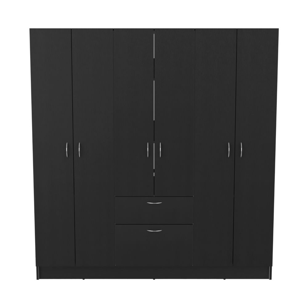 64-Inch Kibo Armoire with 1-Drawer – Interior Shelving