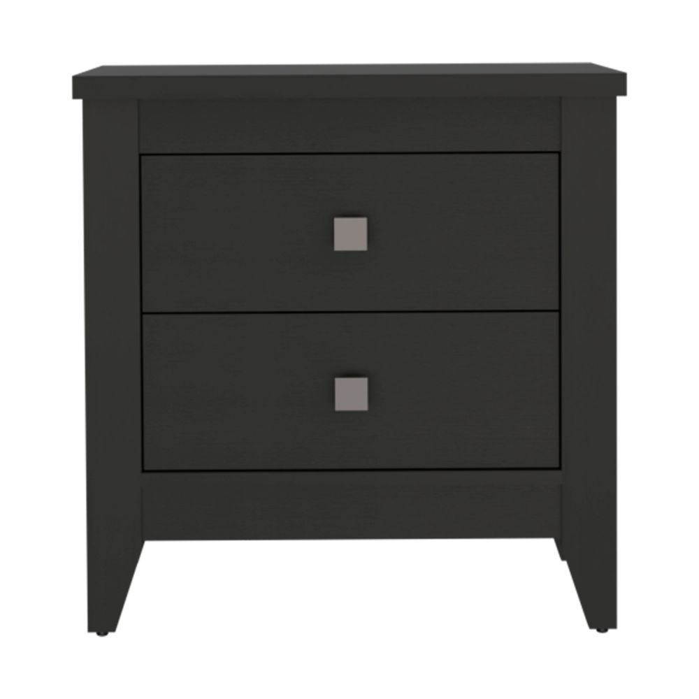 27-Inch Oasis Nightstand with 2-Drawer – Sturdy White Build