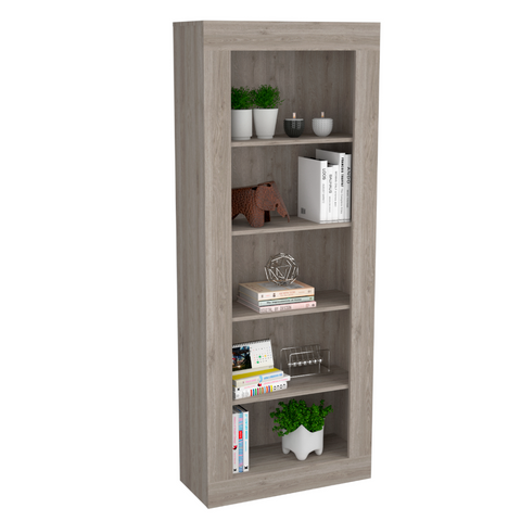 Poros Bookcase, Five Shelves, Vertical Design
