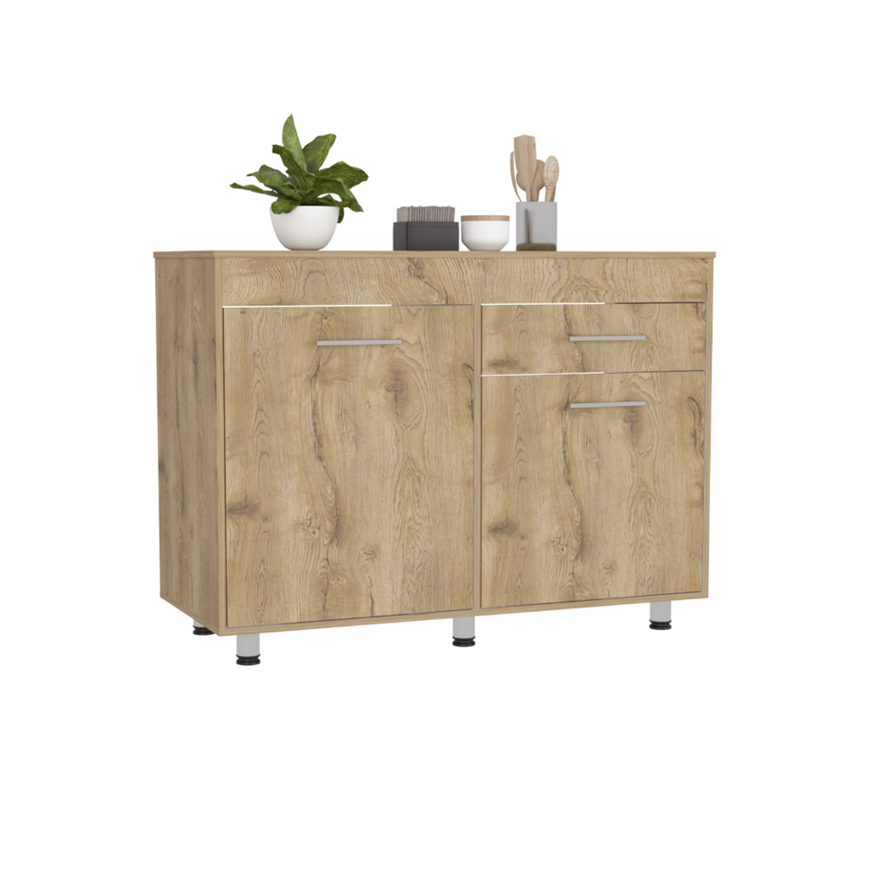 47-Inch Monet Base Storage Cabinet with 1-Drawer and Double Door – Kitchen Organization