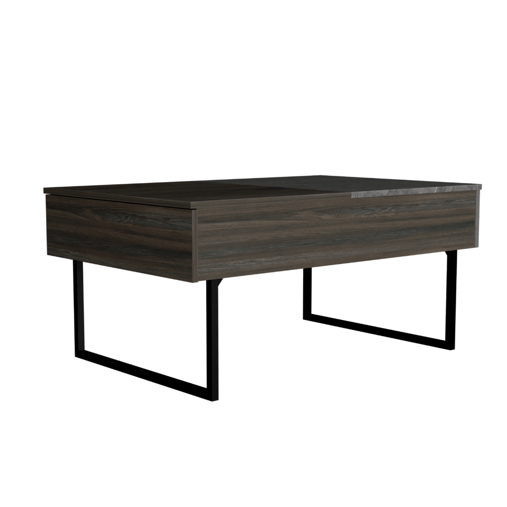 Toronto Lift Top Coffee Table with 1-Drawer – Lift-Top Hidden Storage
