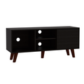 Ontario Tv Stand for TV´s up 52", Three Shelves, Single Door Cabinet