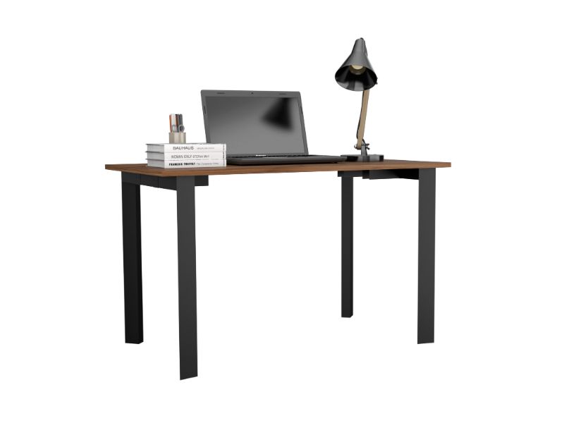 47-Inch Porto Writing Desk – Industrial-Style Frame