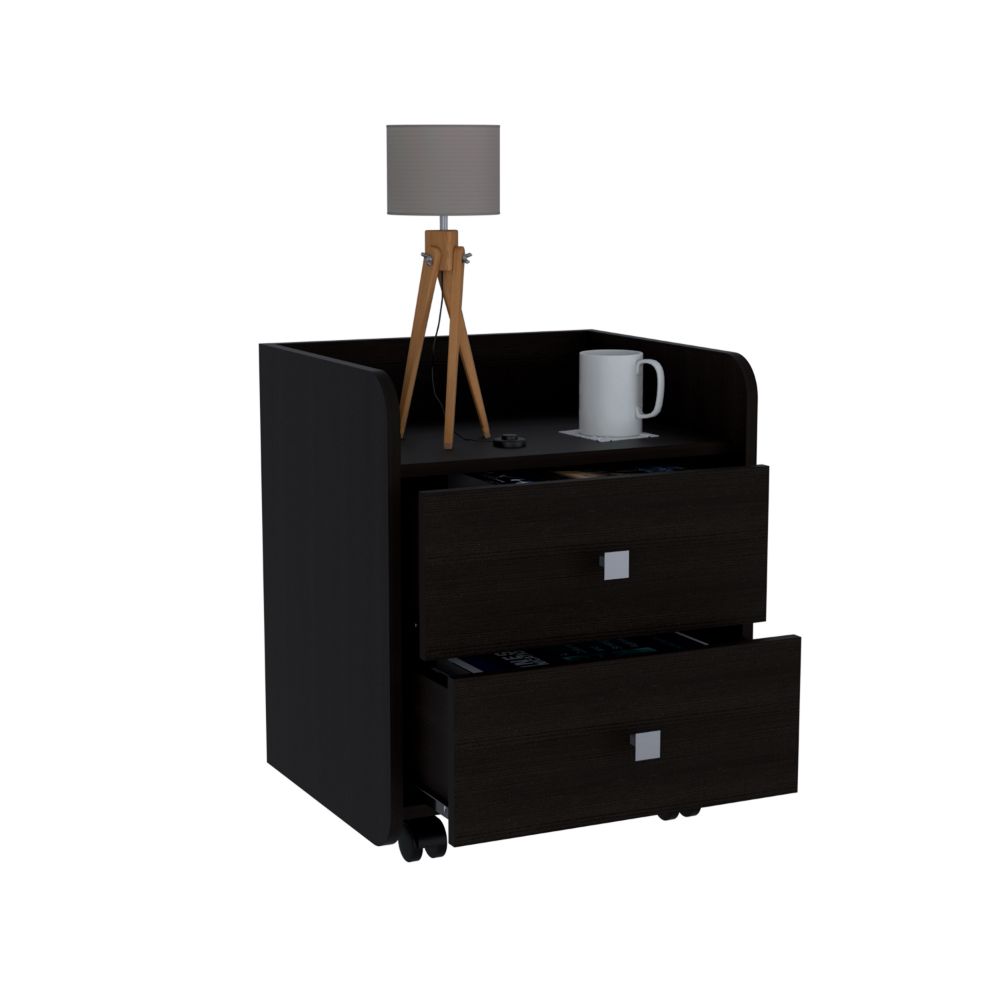 18-Inch Marsella Nightstand with 2-Drawer – Indoor Use And Assembly Required