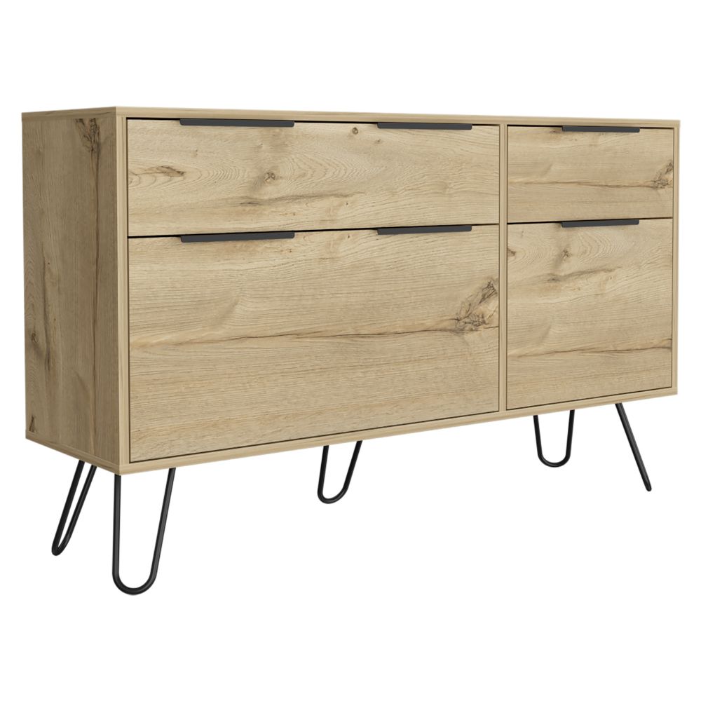 47-Inch Begonia Dresser with 4-Drawer – Spacious Drawer Storage