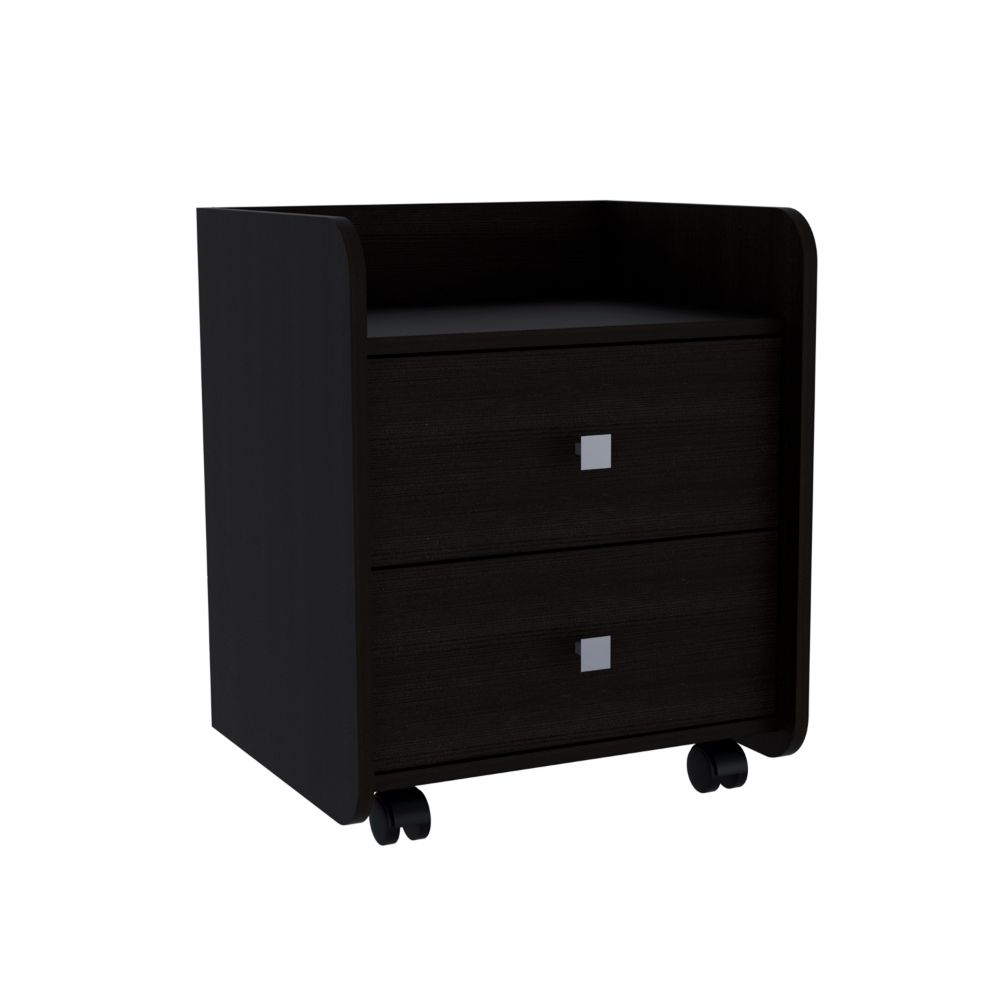 18-Inch Marsella Nightstand with 2-Drawer – Drawer Storage Bedside Table