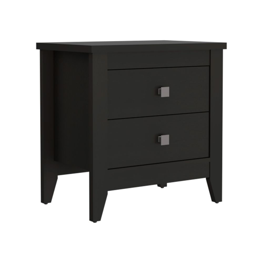 27-Inch Oasis Nightstand with 2-Drawer – Concealed Drawer Storage