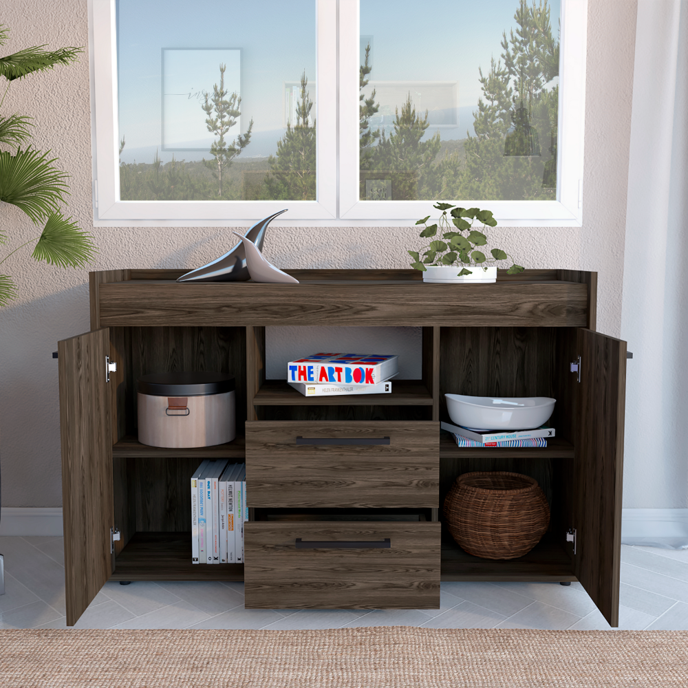 47-Inch Hart Sideboard Storage Cabinet with Double Door – Functional Dimensions