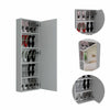 White Mirrored Shoe Rack Depot 